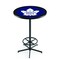 Holland Bar Stool Co 42" Black Toronto Maple Leafs Pub Table L216B4228TorMpl - alternate 1